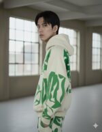 Nuvic Tribal Shadow Depth Oversized Hoodie - Image 10