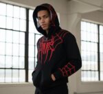 Nuvic Black Spider Street Hoodie - Image 2