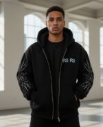 Nuvic Shadow Monarch Balaclava Hoodie – Limited Anime Edition - Image 2