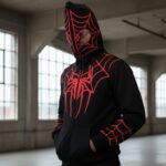 Nuvic Black Spider Street Hoodie