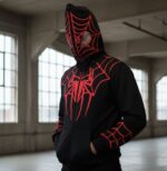 Nuvic Black Spider Street Hoodie