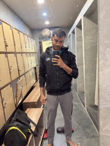 Nuvic Shield-Up Zipper Hoodie for Men | 400 GSM Premium Cotton Blend | Built-in Face Cover | Full Sleeve Winter Jacket (Black) photo review