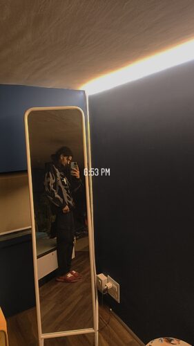 Nuvic Tribal Shadow Depth Oversized Hoodie photo review